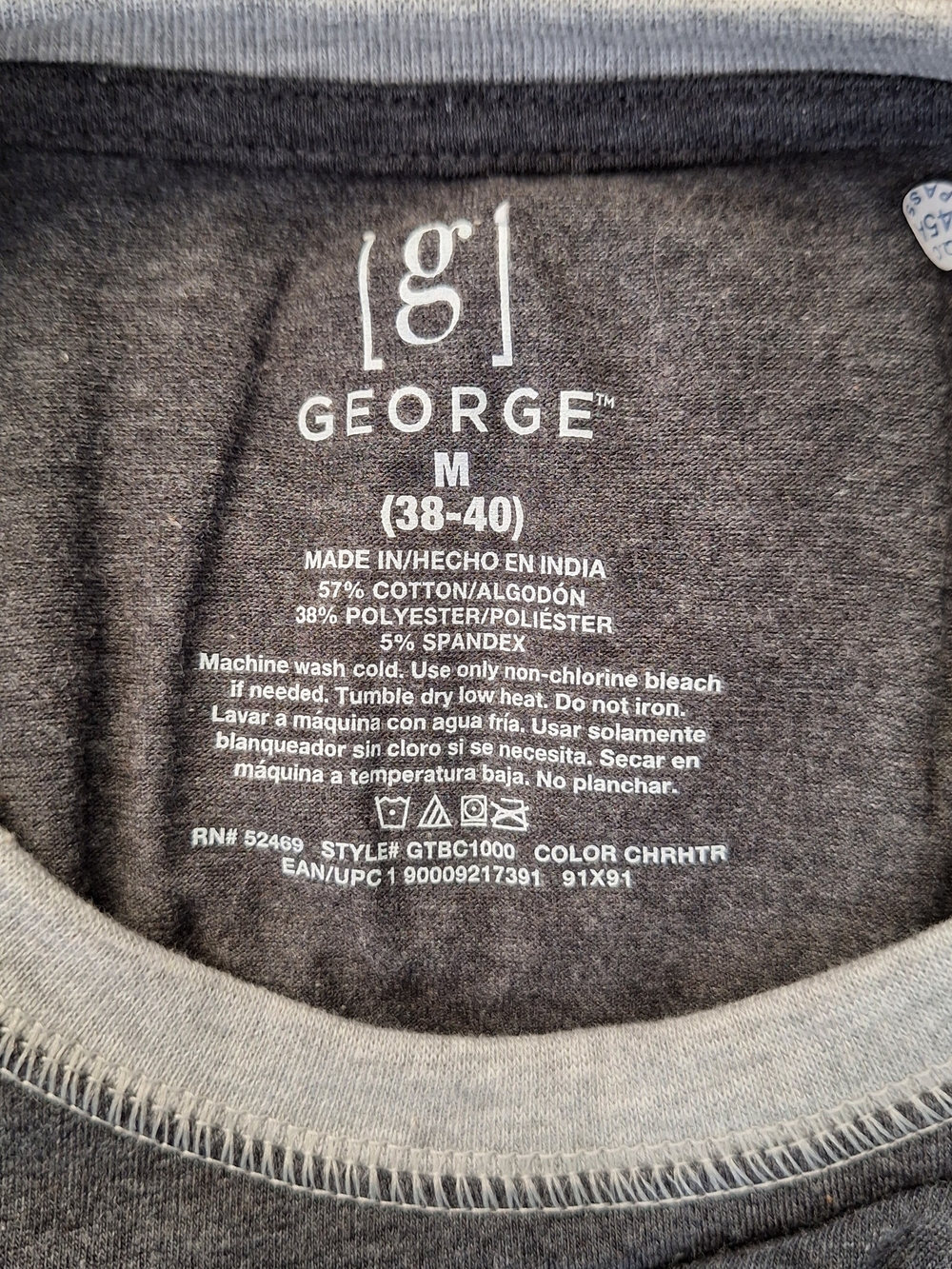 Bundle Of 4 George Long Sleeve Shirts - Mens Medium - Picture 12 of 13